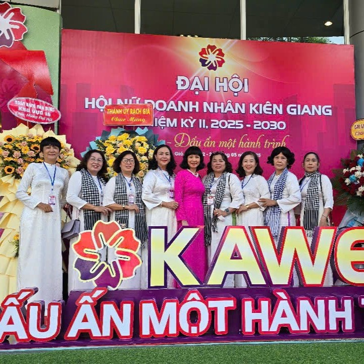Hội Nữ Doanh Nhân Đồng Tháp Tham Dự Đại Hội Hội Nữ Doanh Nhân Kiên Giang Nhiệm Kỳ II, 2025 -2030